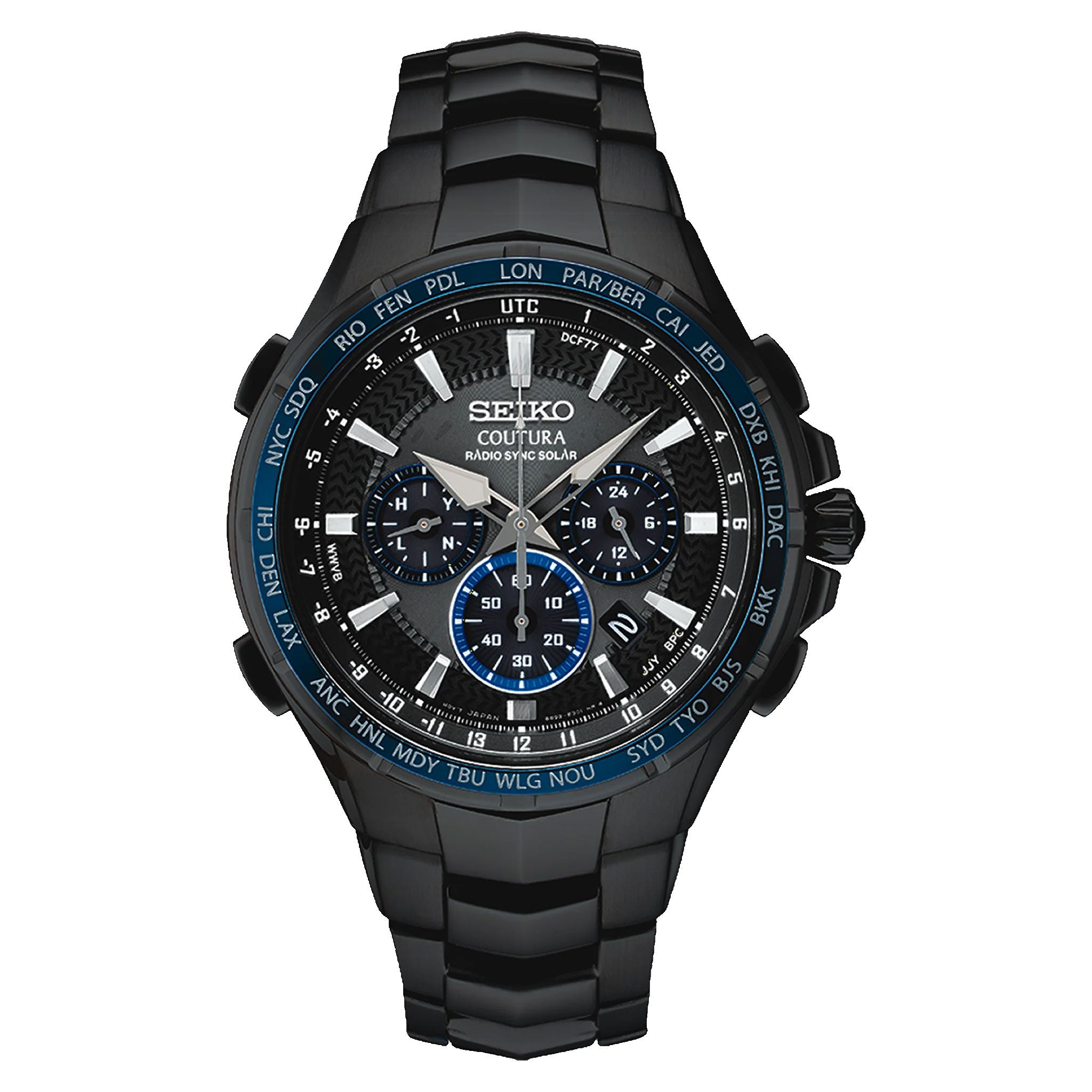 Seiko Coutura Radio Sync Solar Chronograph SSG021