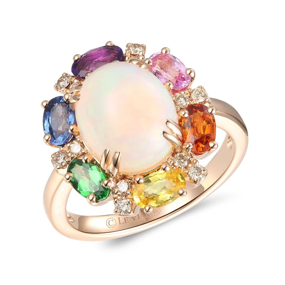 Teardrop Welo Opal Silver Ring, One of a Kind - Glamrocks